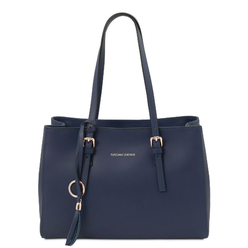 Tuscany Leather Schultertasche aus Leder Presa