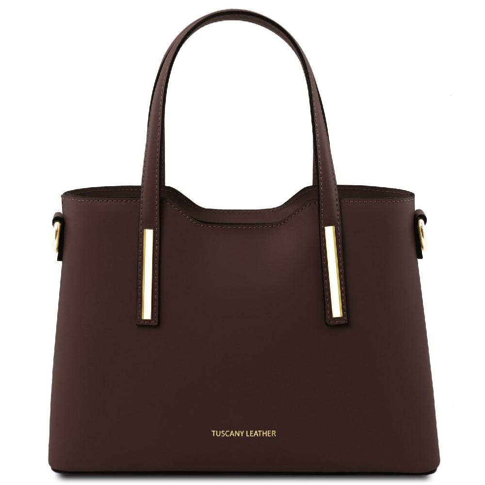 Tuscany Leather Borsa a Mano in Pelle - Misura Piccola Offerta San Valentino
