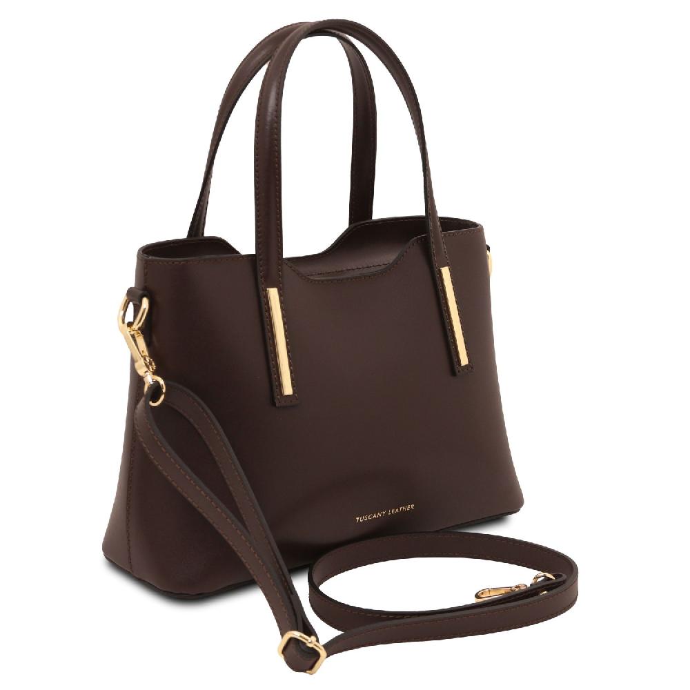 Tuscany Leather Borsa a Mano in Pelle - Misura Piccola Offerta San Valentino