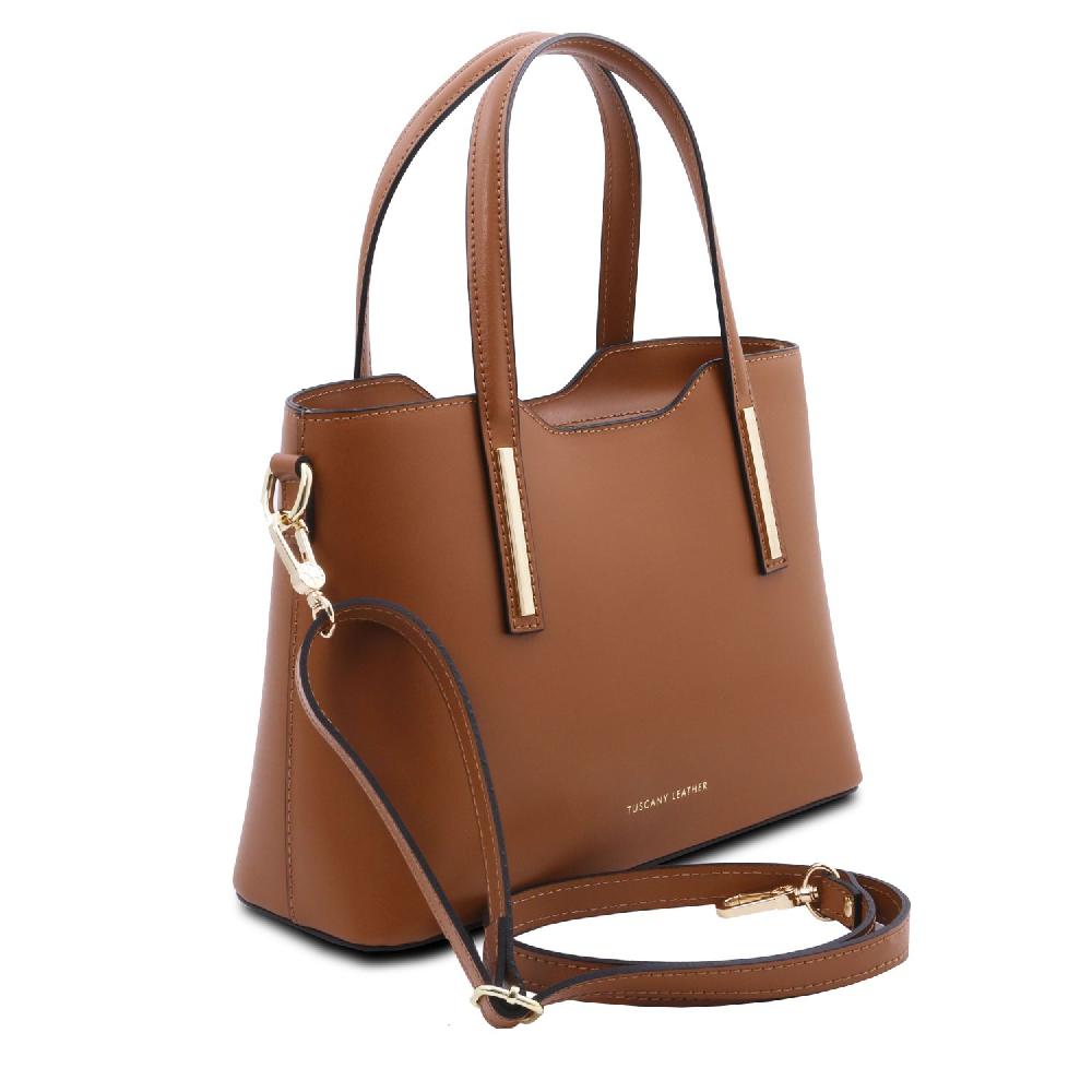 Tuscany Leather Borsa a Mano in Pelle - Misura Piccola Presa