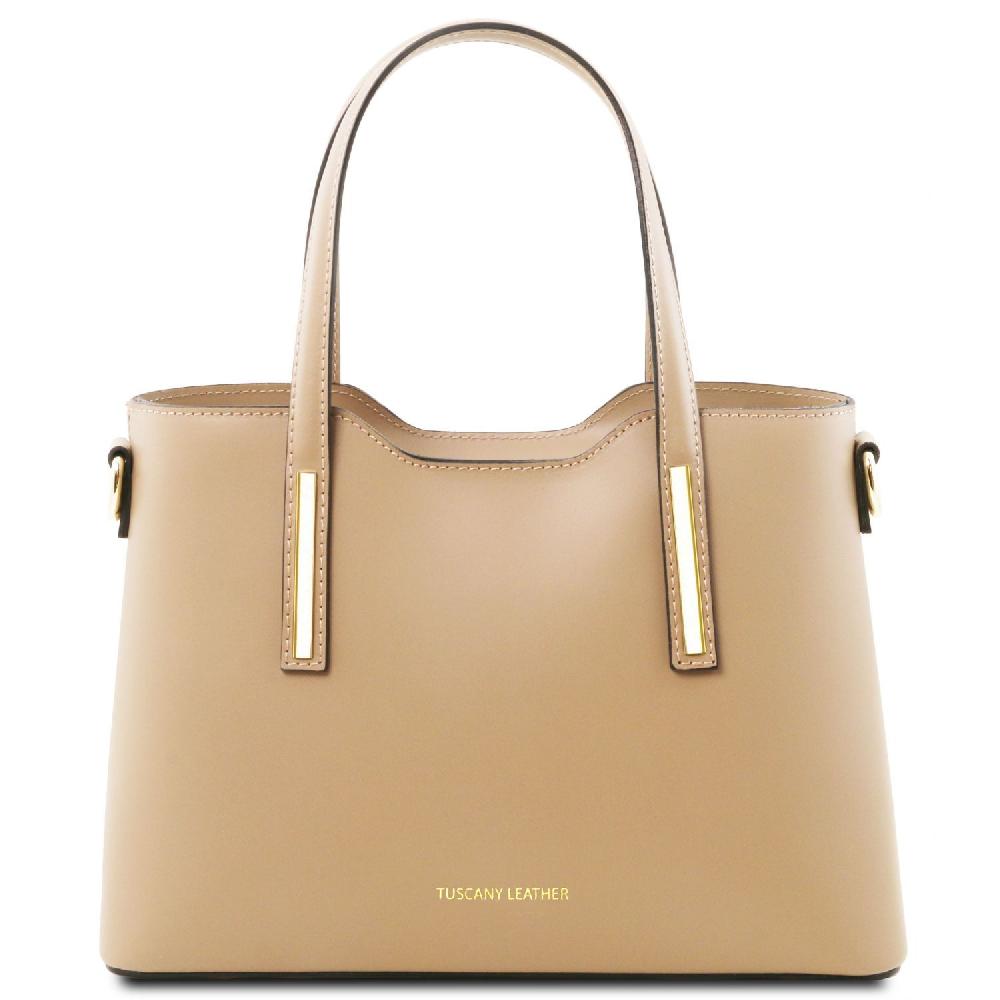 Tuscany Leather Borsa a Mano in Pelle - Misura Piccola Sconto