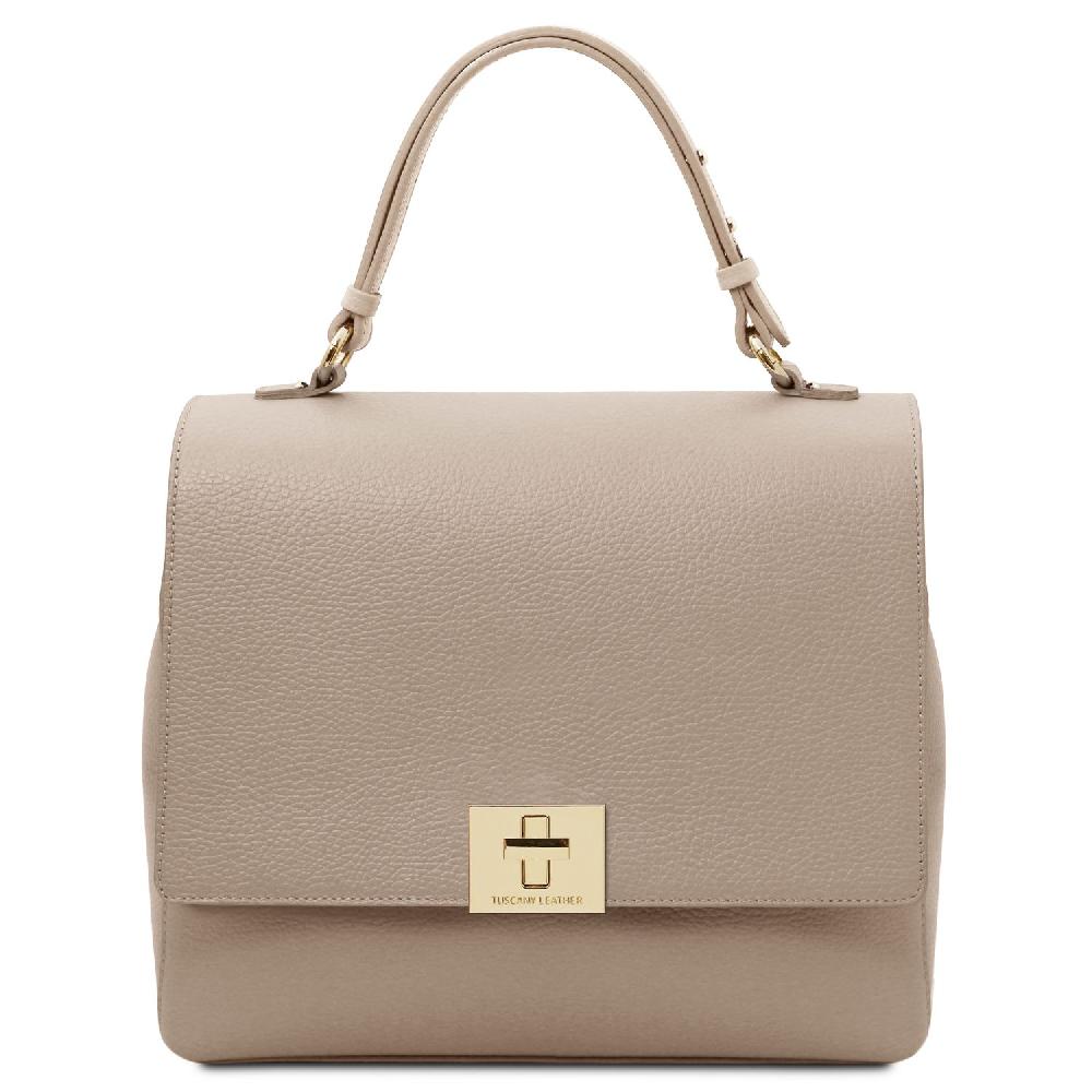 Tuscany Leather Borsa a Mano in Pelle Convertibile a Zaino Vendita Calda