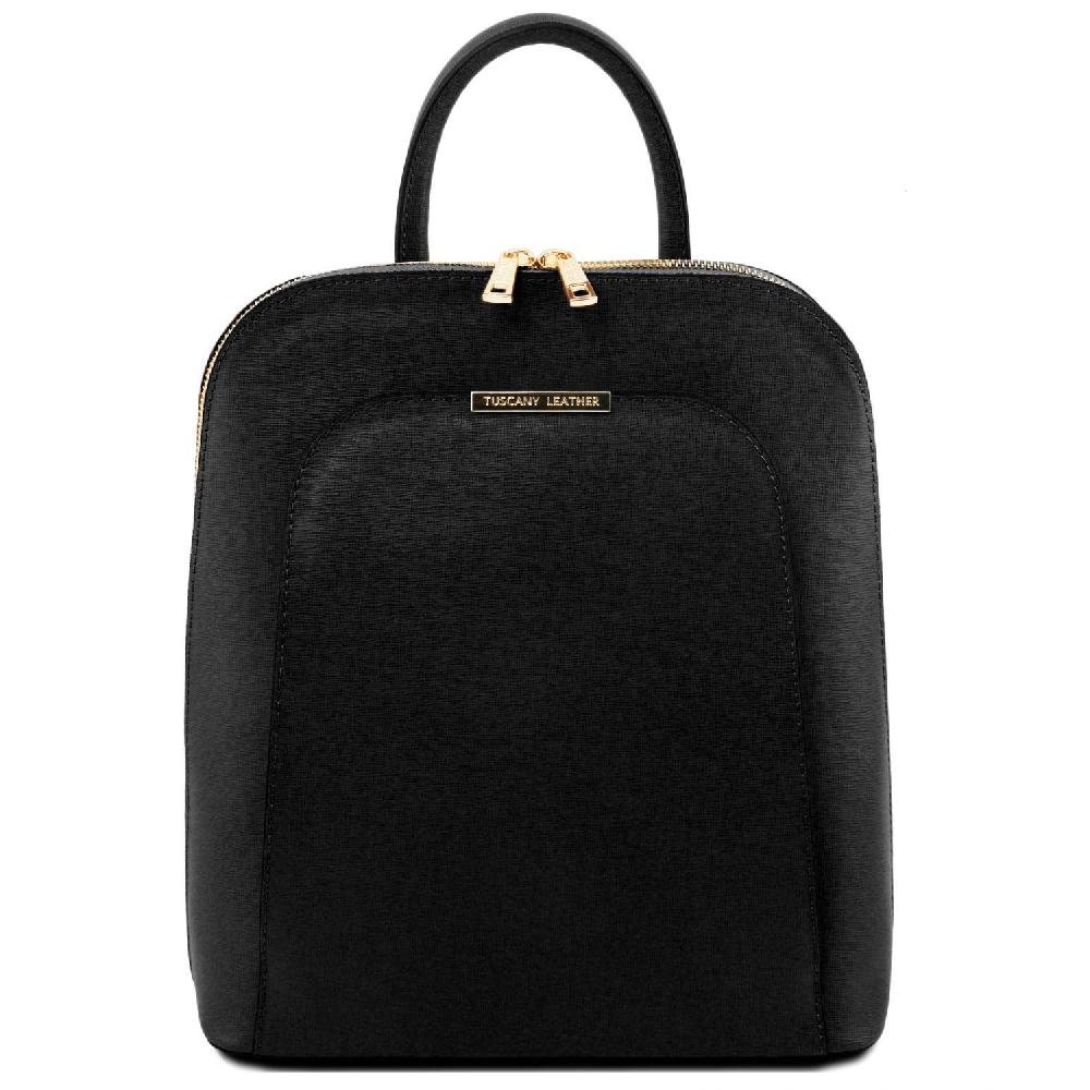 Tuscany Leather Zaino da Donna in Pelle Saffiano Vendite Flash