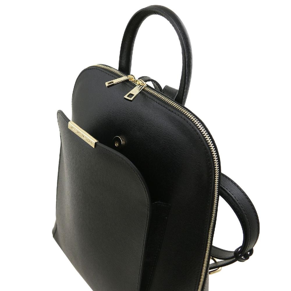Tuscany Leather Zaino da Donna in Pelle Saffiano Vendite Flash
