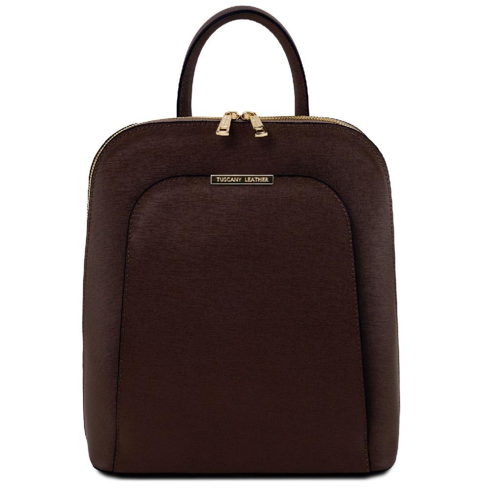 Tuscany Leather Zaino da Donna in Pelle Saffiano Negozio