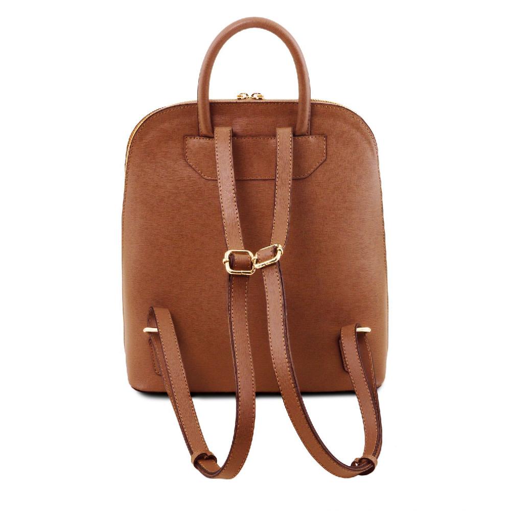 Tuscany Leather Zaino da Donna in Pelle Saffiano In Saldo