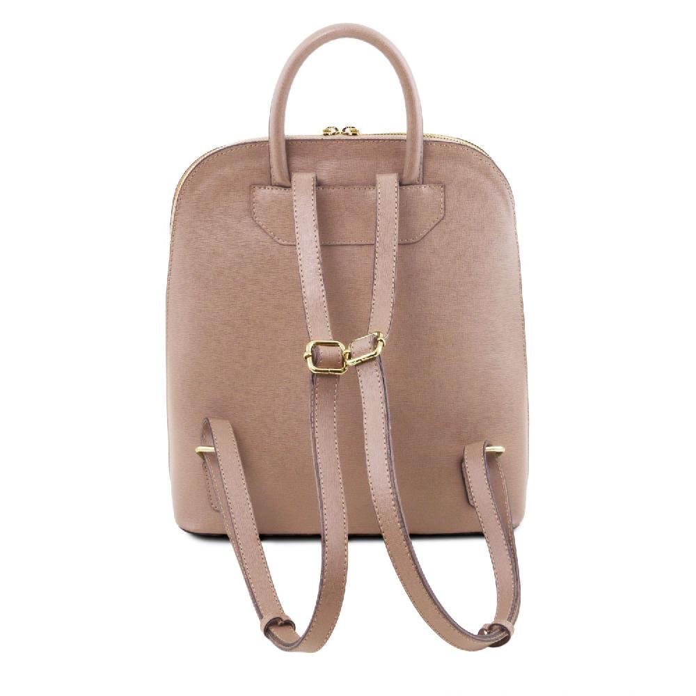Tuscany Leather Zaino da Donna in Pelle Saffiano Moda