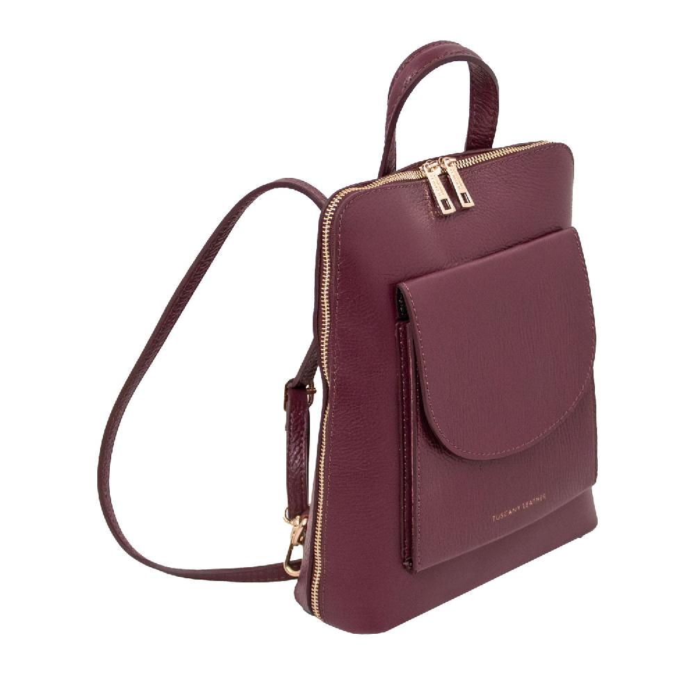 Tuscany Leather Zaino Piccolo da Donna in Pelle Pezzi Unici