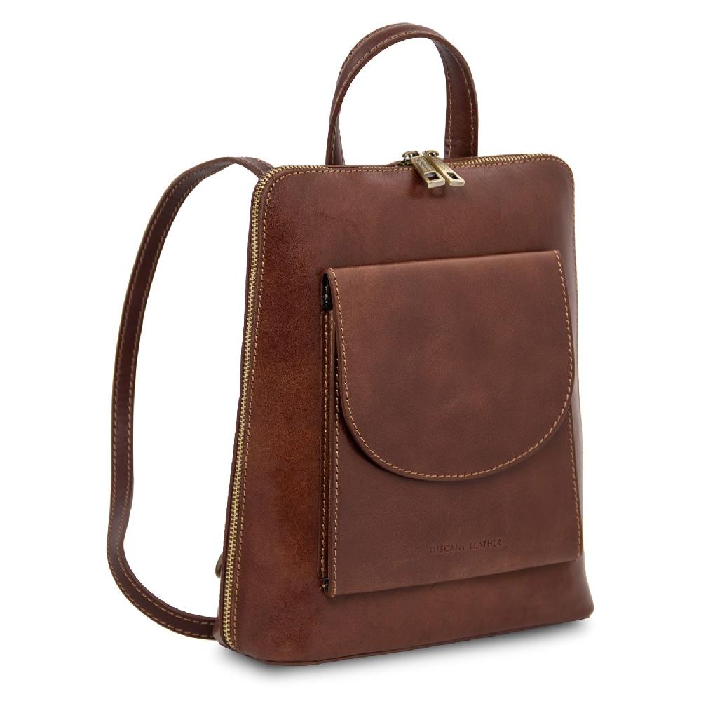 Tuscany Leather Zaino Piccolo da Donna in Pelle Fino al 55% di sconto