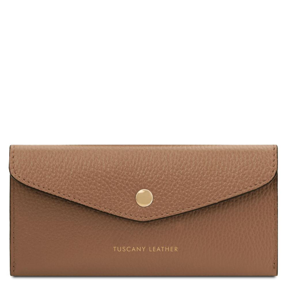 Tuscany Leather Portafoglio a Busta in Pelle In Linea