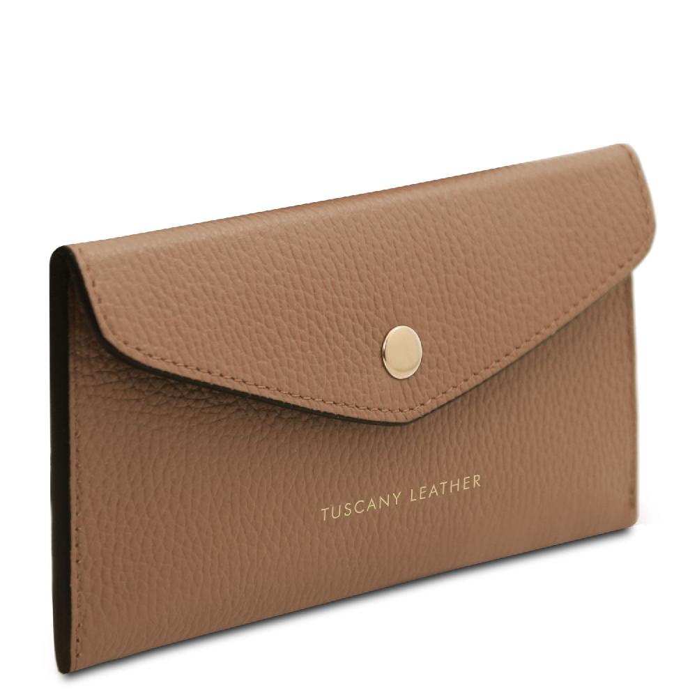 Tuscany Leather Portafoglio a Busta in Pelle In Linea