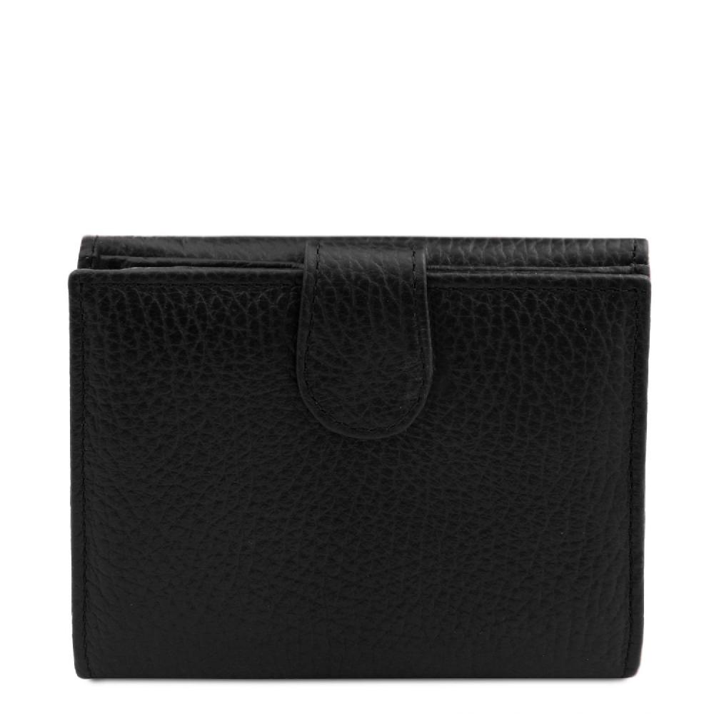 Tuscany Leather Esclusivo Portafoglio da Donna 3 Ante con Portaspiccioli in Pelle Soddisfazione Garantita