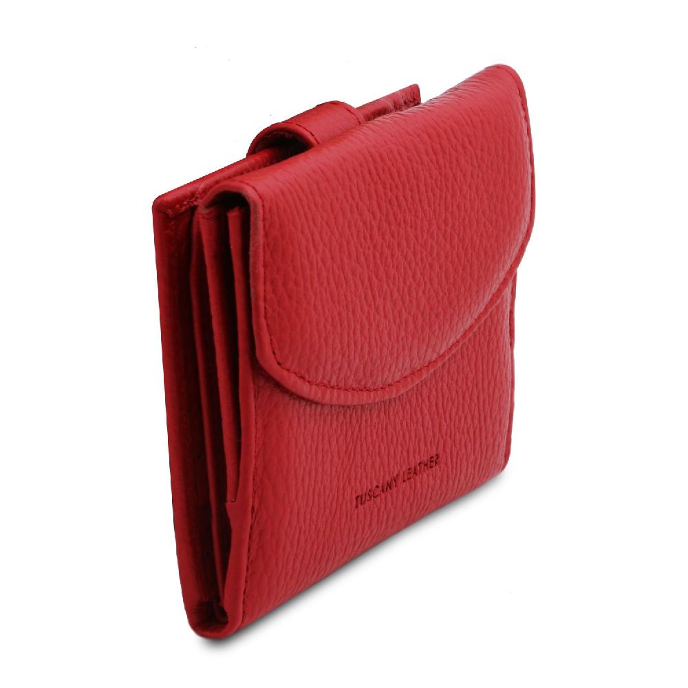 Tuscany Leather Esclusivo Portafoglio da Donna 3 Ante con Portaspiccioli in Pelle Acquista Ora