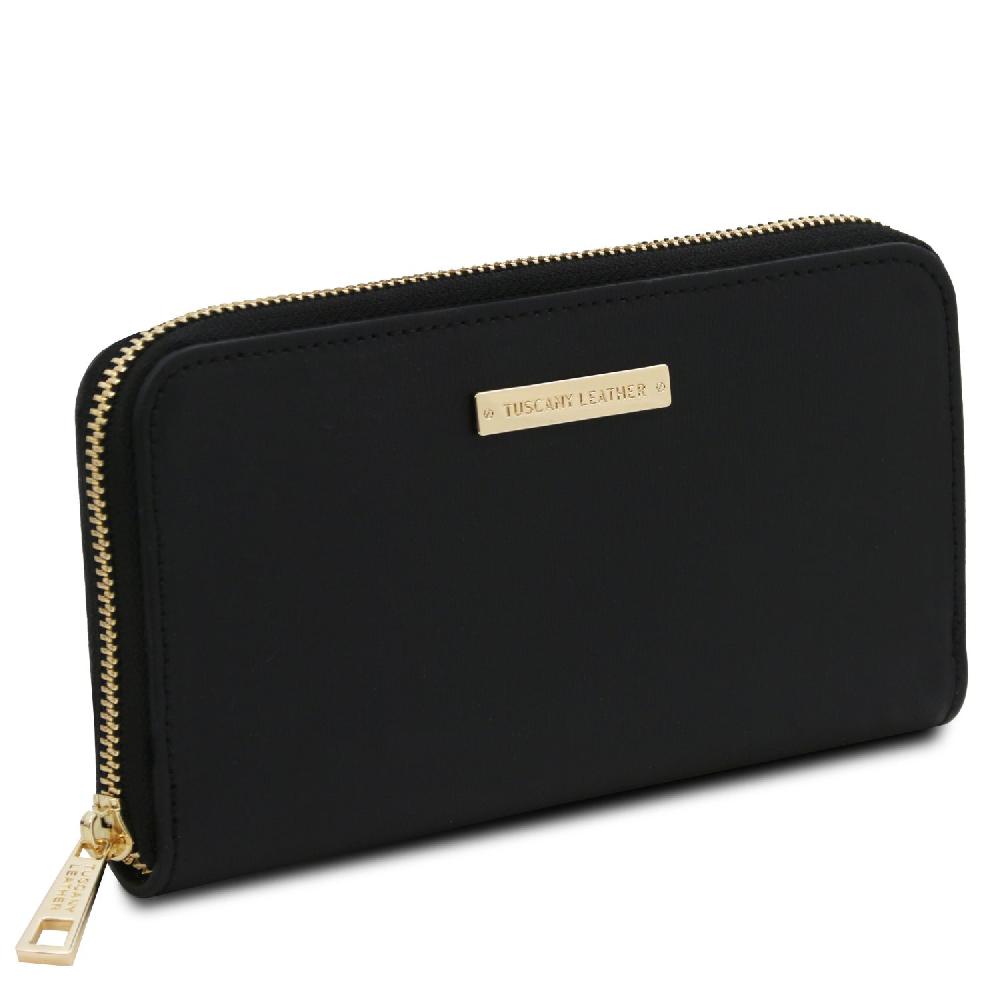 Tuscany Leather Esclusivo Portafogli in Pelle zip Around Promozione Limitata