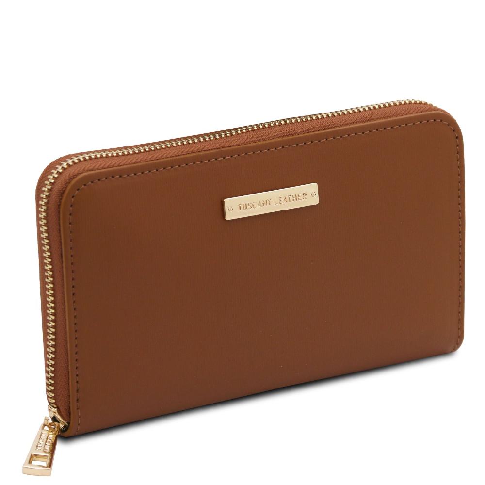 Tuscany Leather Esclusivo Portafogli in Pelle zip Around Fino Al -60%