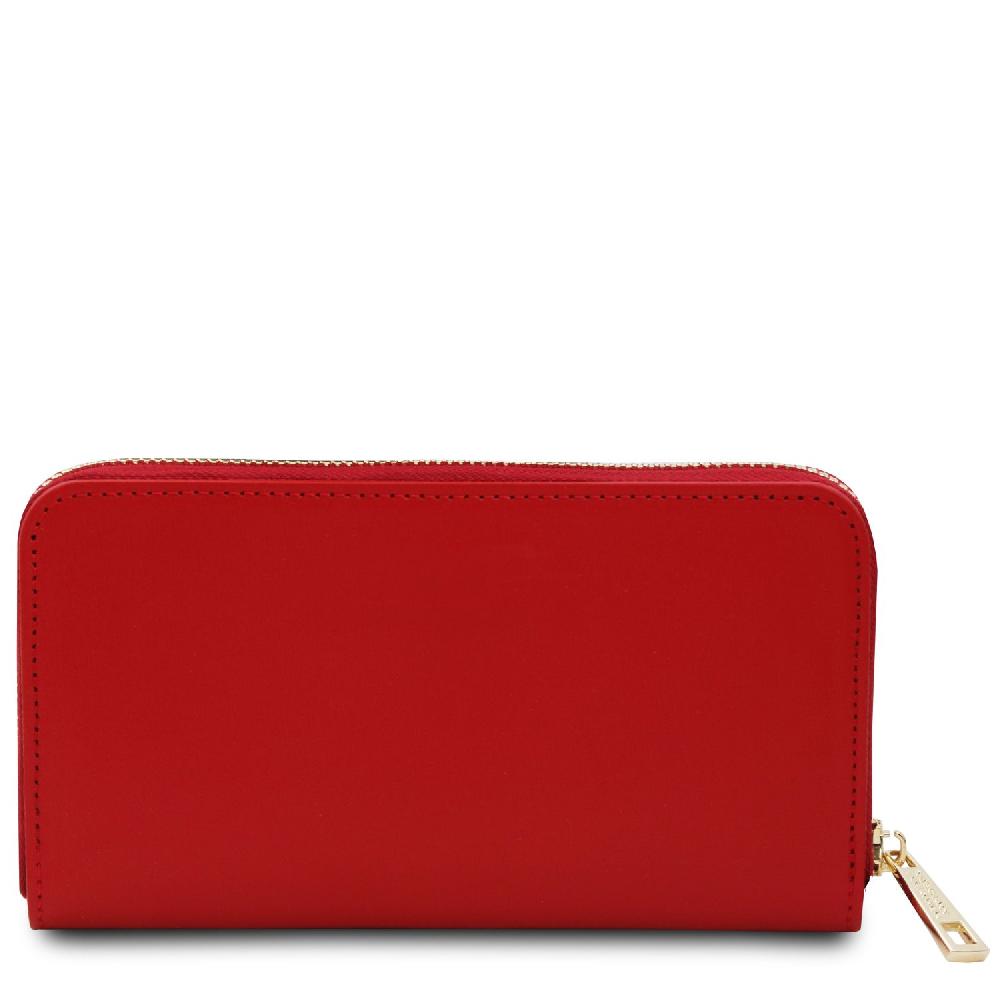 Tuscany Leather Esclusivo Portafogli in Pelle zip Around Prezzo Ridotto