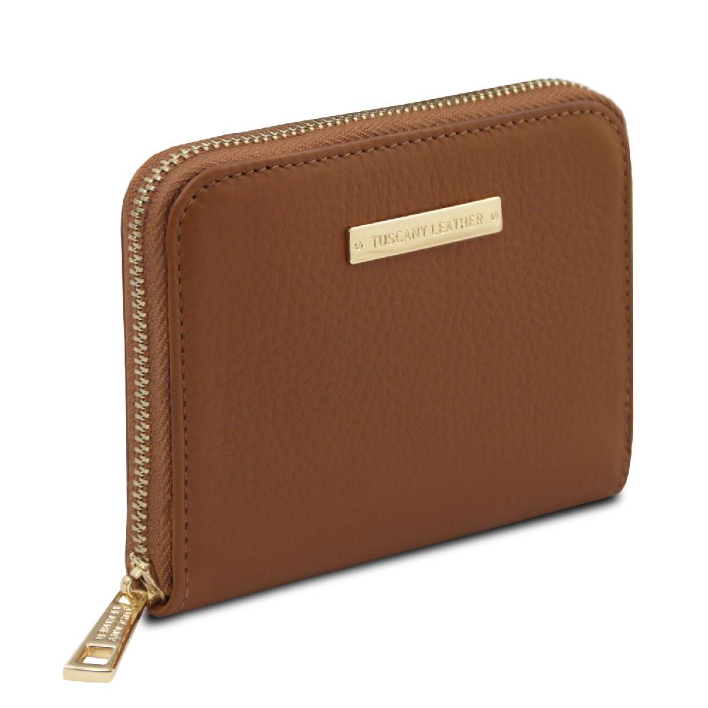 Tuscany Leather Esclusivo Portafogli in Pelle zip Around Convenienza
