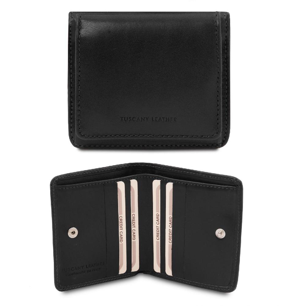 Tuscany Leather Esclusivo Portafogli in Pelle con Portamonete Offerta