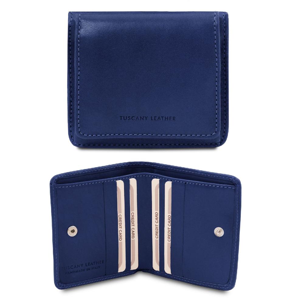 Tuscany Leather Esclusivo Portafogli in Pelle con Portamonete Outlet