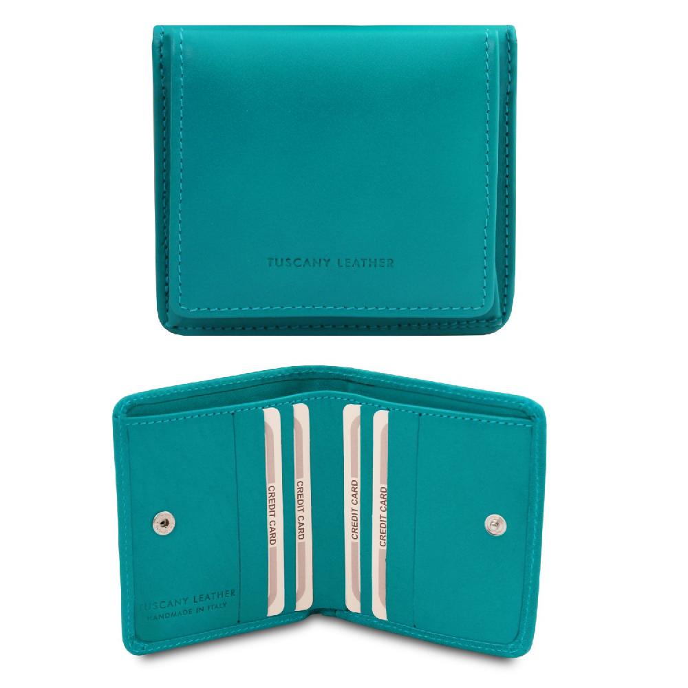 Tuscany Leather Esclusivo Portafogli in Pelle con Portamonete In Vendita