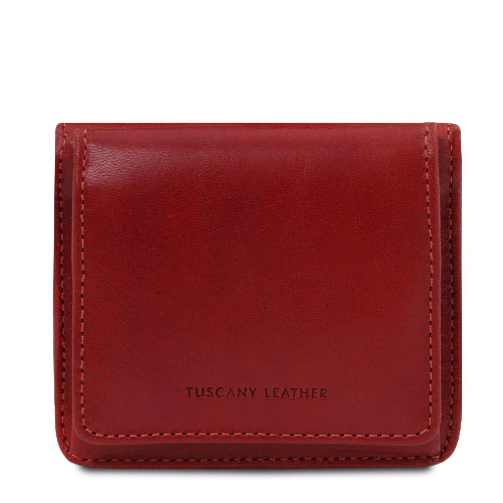 Tuscany Leather Esclusivo Portafogli in Pelle con Portamonete Saldi