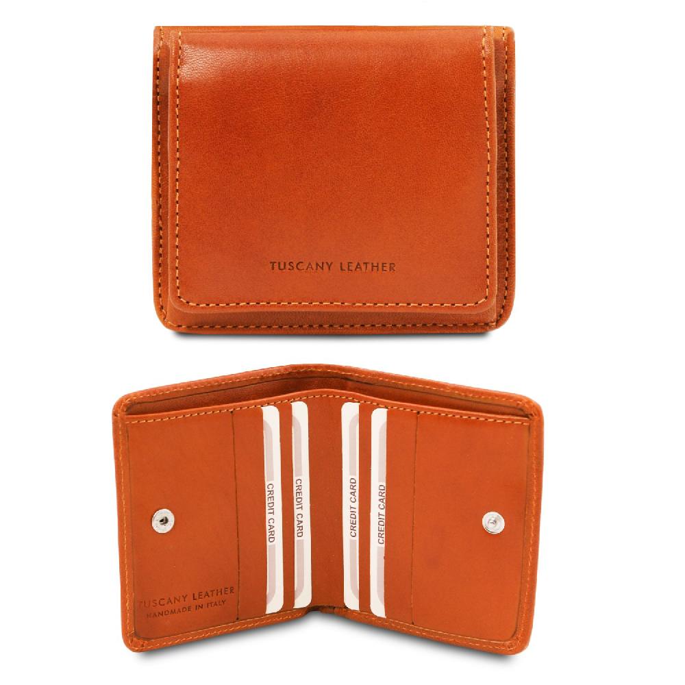 Tuscany Leather Esclusivo Portafogli in Pelle con Portamonete Offerte