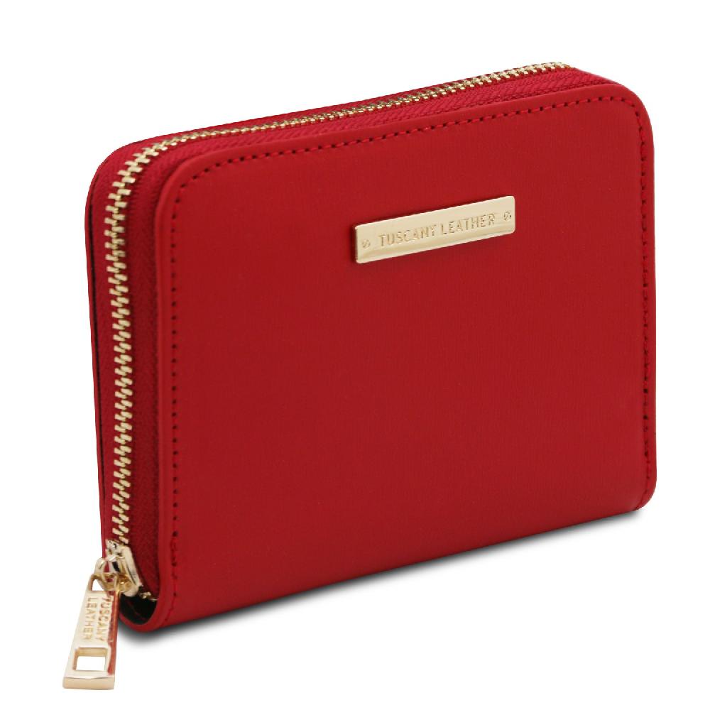 Tuscany Leather Esclusivo Portafogli in Pelle zip Around Negozio