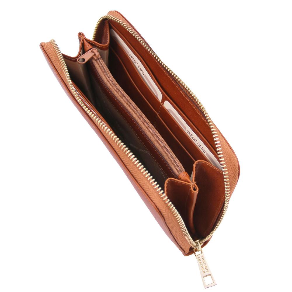 Tuscany Leather Esclusivo Portafogli in Pelle zip Around Promozione