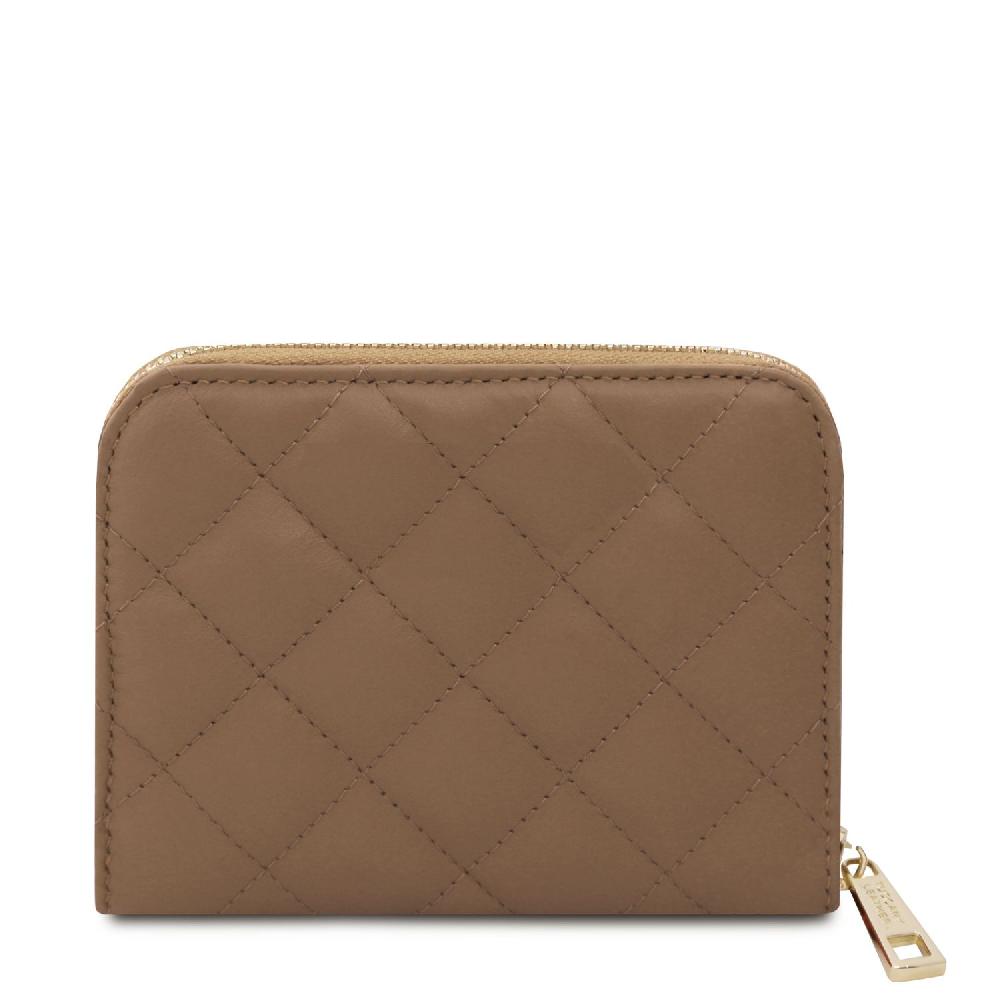 Tuscany Leather Esclusivo Portafogli in Pelle Morbida zip Around Qualità Garantita