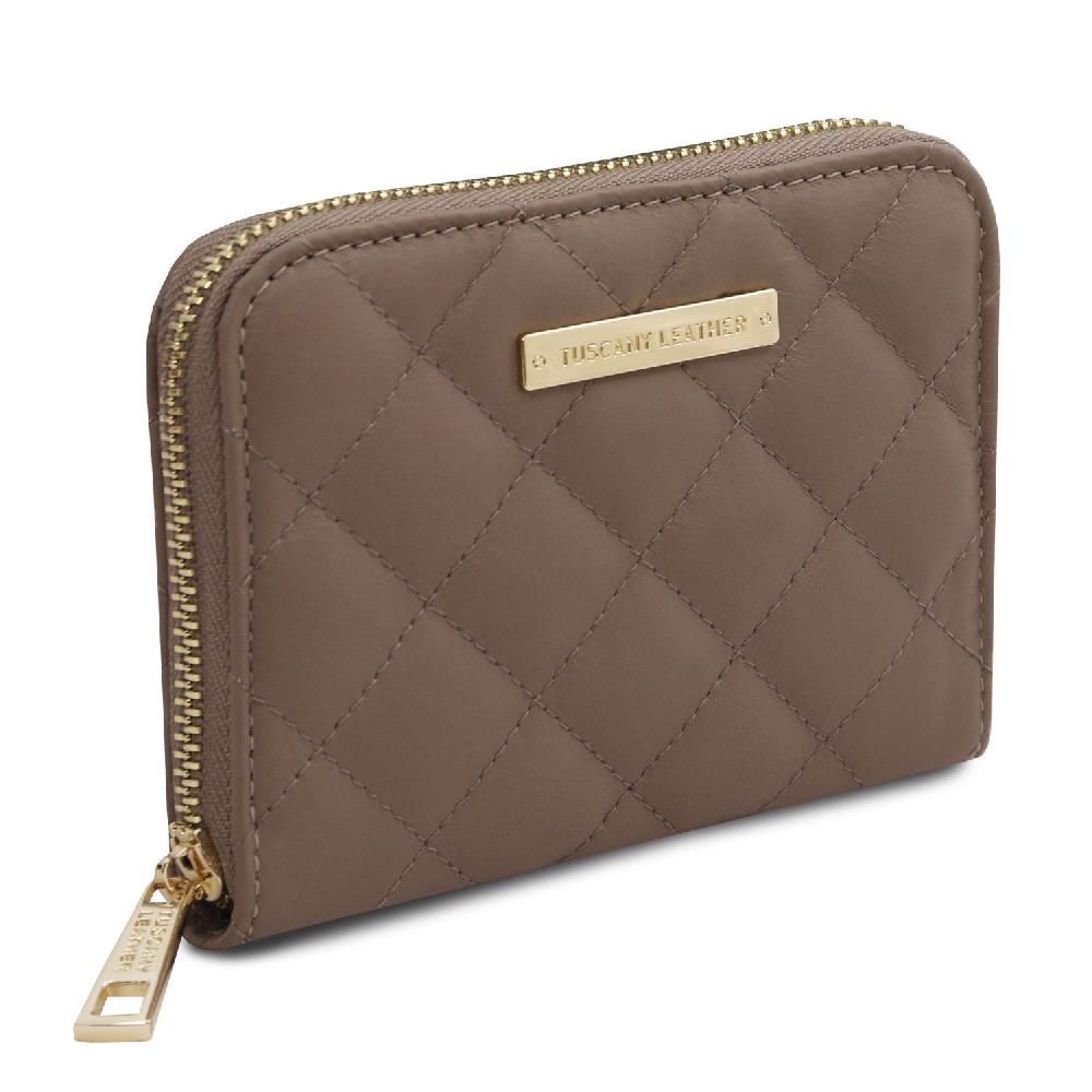 Tuscany Leather Esclusivo Portafogli in Pelle Morbida zip Around Negozi Online