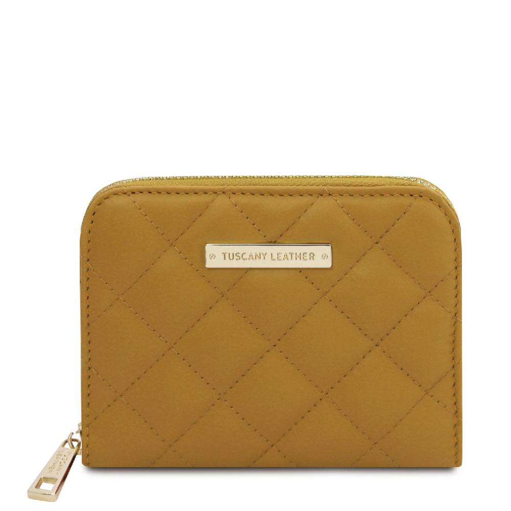 Tuscany Leather Esclusivo Portafogli in Pelle Morbida zip Around Promozione Limitata