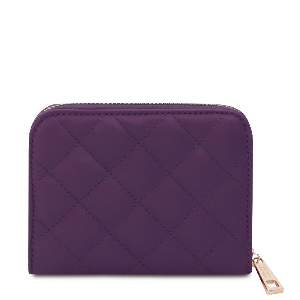 Tuscany Leather Esclusivo Portafogli in Pelle Morbida zip Around Shopping Online