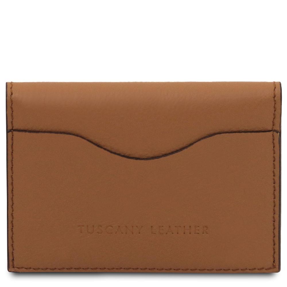 Tuscany Leather Porta Biglietti da Visita / Carte di Credito in Pelle Italia