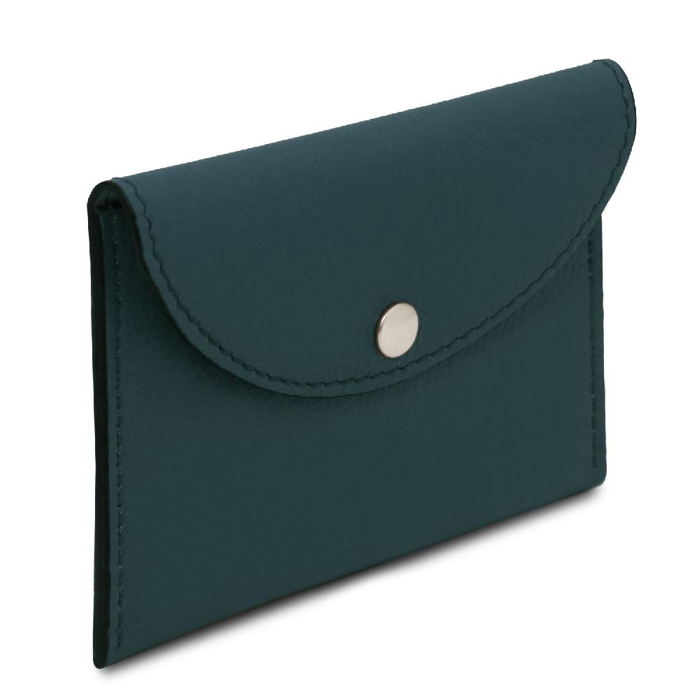 Tuscany Leather Porta Biglietti da Visita / Carte di Credito in Pelle Qualità