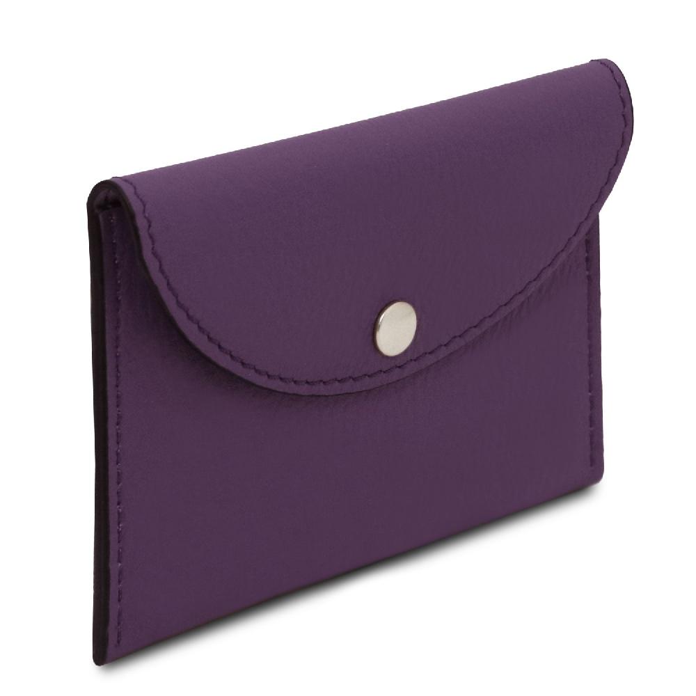 Tuscany Leather Porta Biglietti da Visita / Carte di Credito in Pelle Pezzi Unici