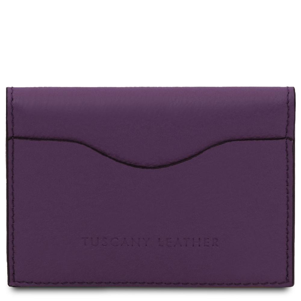 Tuscany Leather Porta Biglietti da Visita / Carte di Credito in Pelle Pezzi Unici