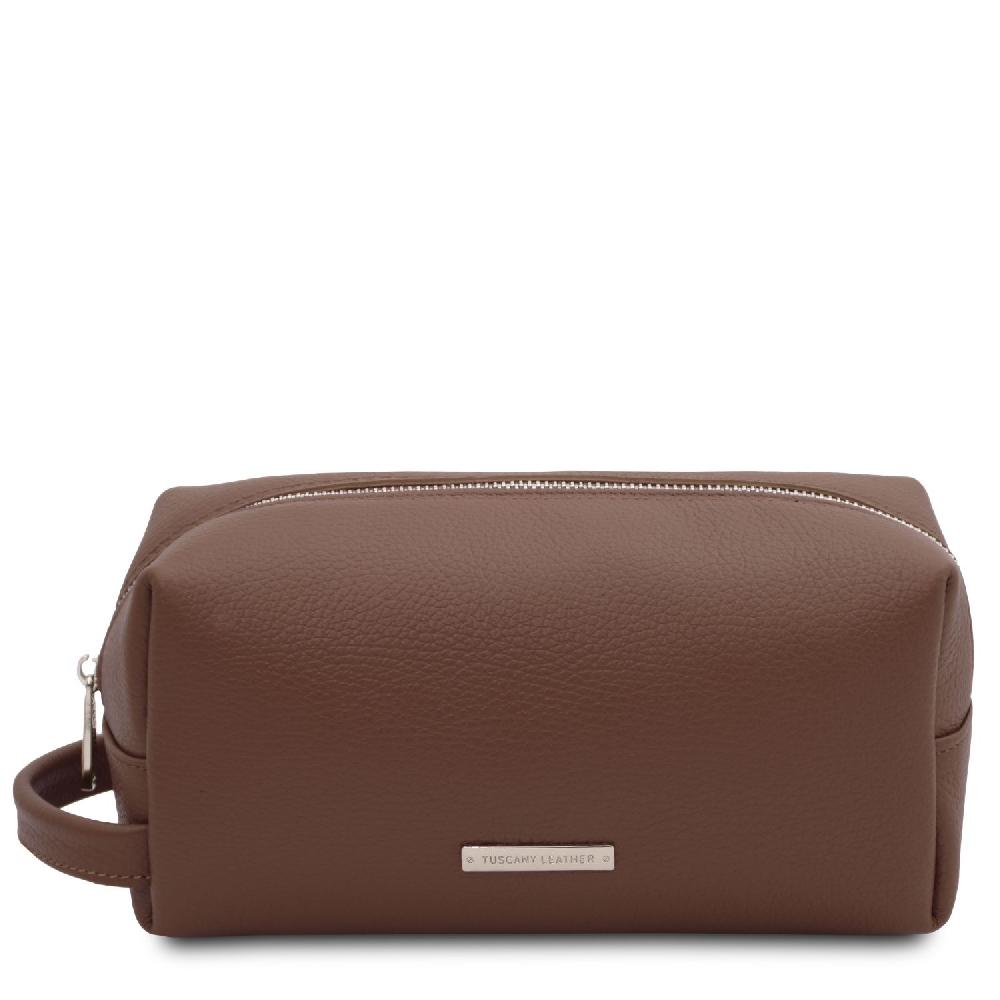 Tuscany Leather Beauty Case in Pelle Morbida Qualità