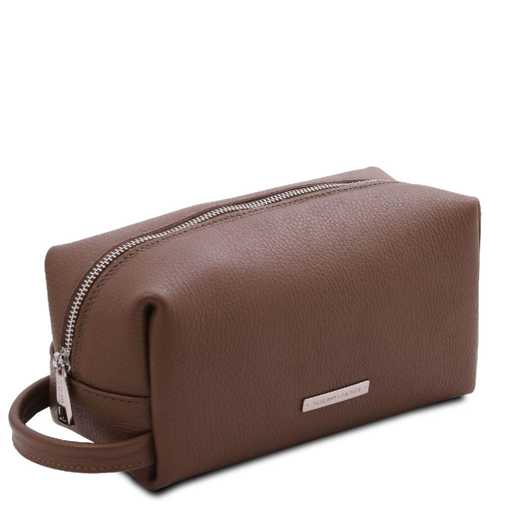 Tuscany Leather Beauty Case in Pelle Morbida Qualità