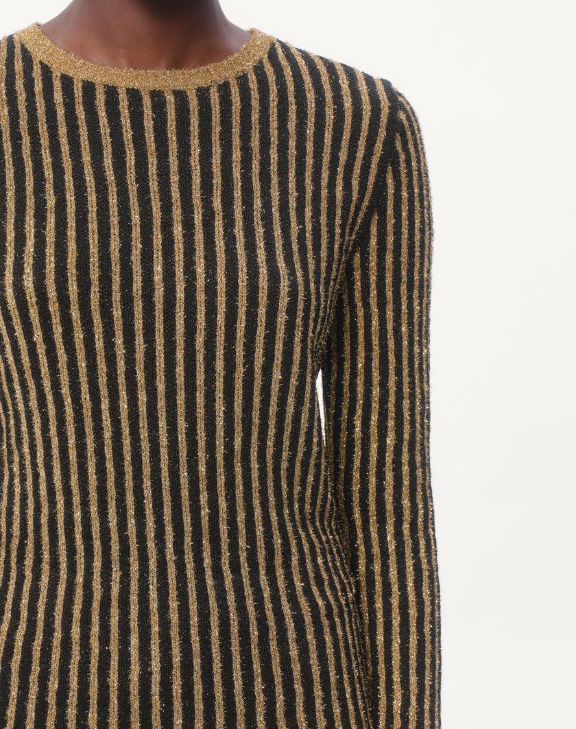 Valentino Handbags Maglia In Lurex per Donna in Nero/oro | Valentino IT Fino Al -60%