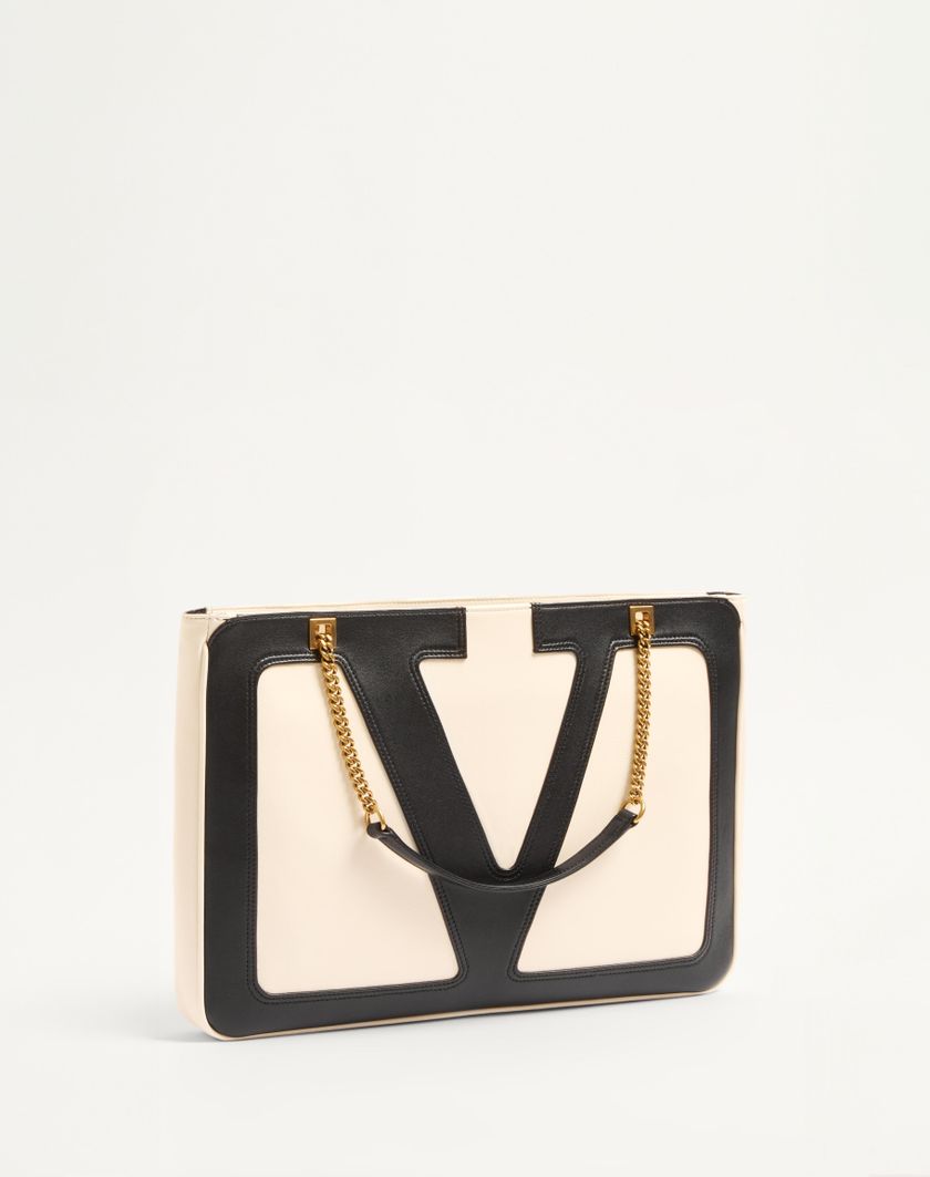 Valentino Handbags Borsa Shopping Media Valentino Garavani Viva Superstar In Nappa per Donna in Nero/marrone | Valentino IT Hotsell
