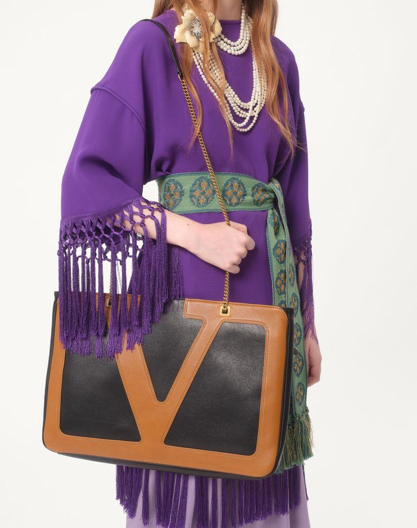 Valentino Handbags Abito In Cady Couture per Donna in Violet | Valentino IT Vendita Calda