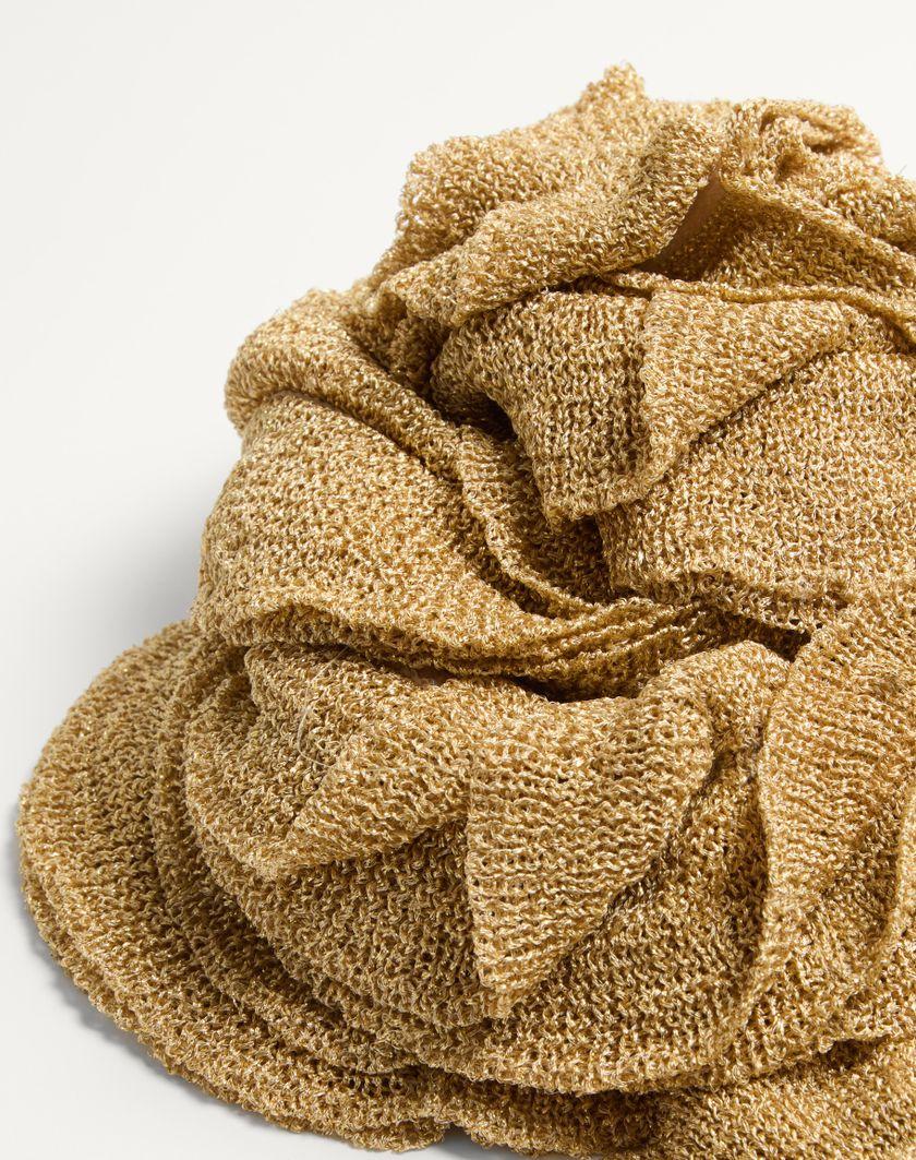 Valentino Handbags Sciarpa Knitted In Lurex per Donna in Oro | Valentino IT I Più Venduti