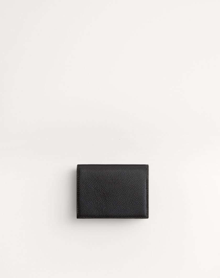 Valentino Handbags Portafoglio Vlogo Signature In Vitello Granato per Donna in Nero | Valentino IT Vendite Flash
