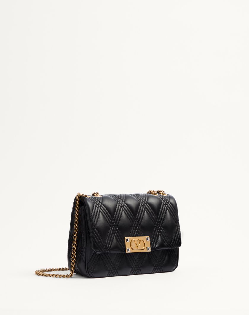 Valentino Handbags Borsa A Spalla Media Valentino Garavani Quiltie 67 In Nappa Trapuntata per Donna in Nero | Valentino IT In Saldo