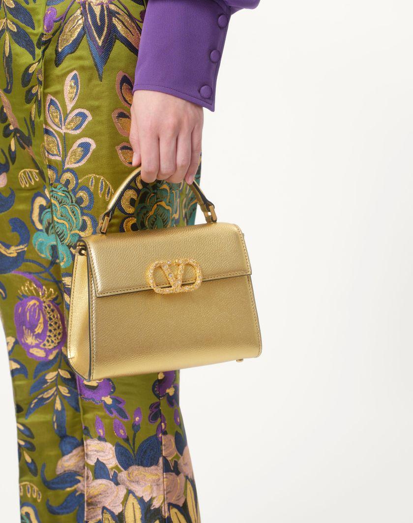 Valentino Handbags Camicia In Georgette per Donna in Violet | Valentino IT Consegna Veloce
