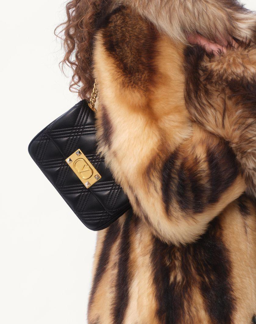 Valentino Handbags Borsa A Spalla Piccola Valentino Garavani Quiltie 67 In Nappa Trapuntata per Donna in Avorio | Valentino IT Offerte
