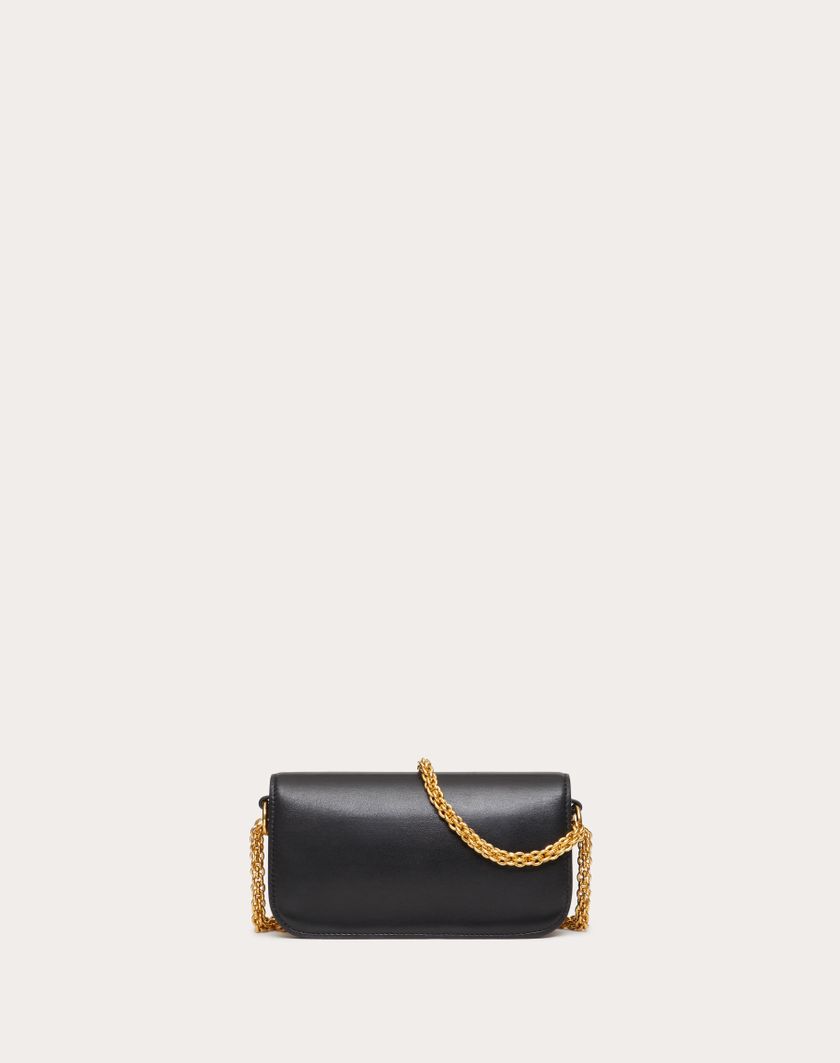Valentino Handbags Borsa Piccola A Spalla Valentino Garavani Locò In Vitello per Donna in Nero | Valentino IT Saldi Di Fabbrica