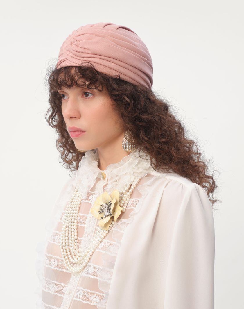 Valentino Handbags Turbante Rigido In Lana per Donna in Avorio/oro | Valentino IT I Più Venduti