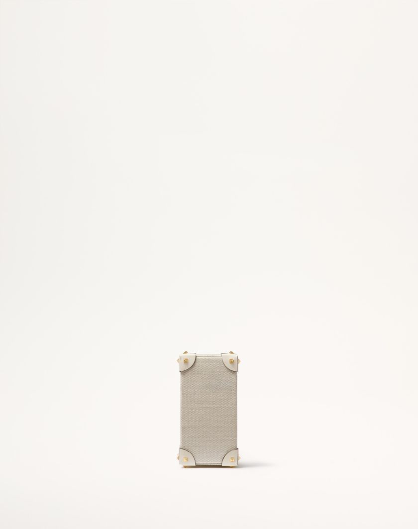 Valentino Handbags Astuccio Per Profumo 100 Ml Valentino Garavani In Canvas Pelle Di Vitello E Borchie In Metallo per Donna in Naturale/avorio | Valentino IT Vendite Flash