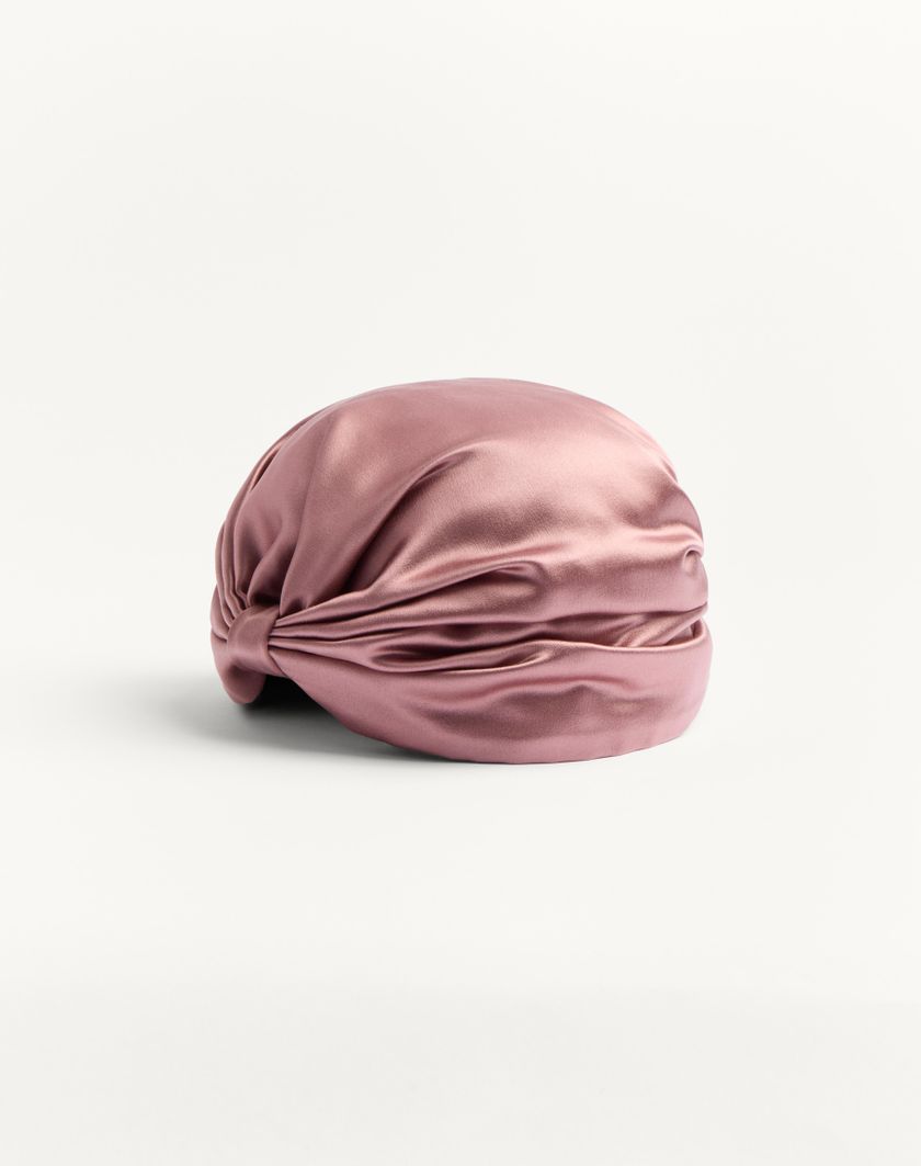 Valentino Handbags Turbante Foulard In Seta per Donna in Oro/rosa | Valentino IT 2025
